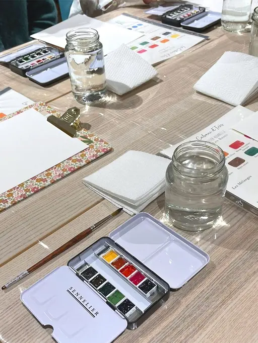 Watercolour workshop: Equipment provided